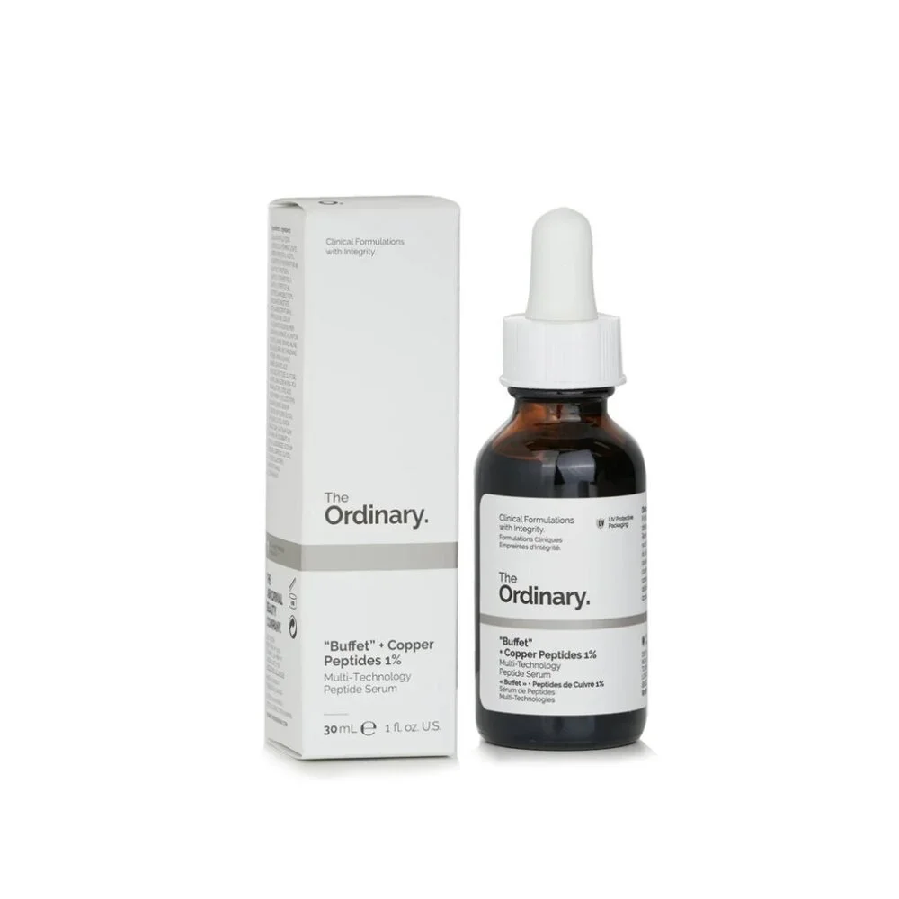 NWT ‼️ 3 X The Ordinary Buffet + Copper Peptides 1%, Anti-Aging Serum 1oz/30ml